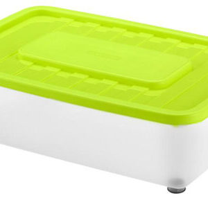 Plastový úložný box s vekom HEIDRUN Mania 25l