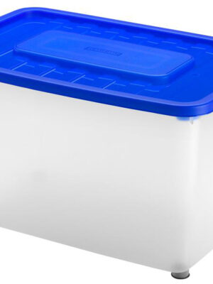 Plastový úložný box s vekom HEIDRUN Mania 46L
