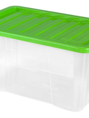Plastový úložný box s vekom HEIDRUN Quasar 60l