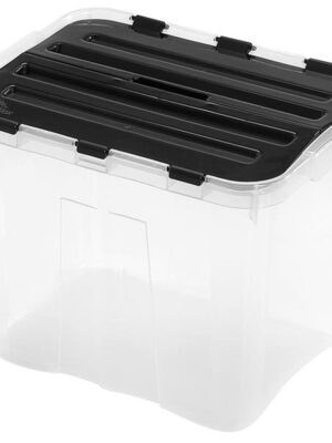 Plastový úložný box s vekom HEIDRUN Classic 10l