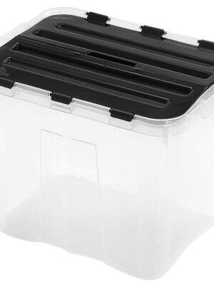 Plastový úložný box s vekom HEIDRUN Classic 24l