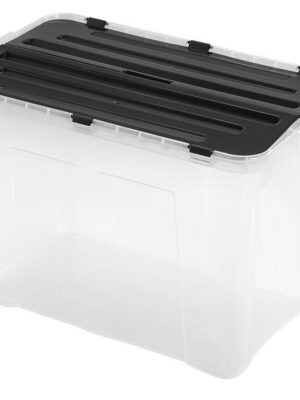 Plastový úložný box s vekom HEIDRUN 60l