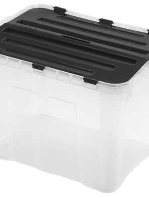 Plastový úložný box s vekom HEIDRUN 42l