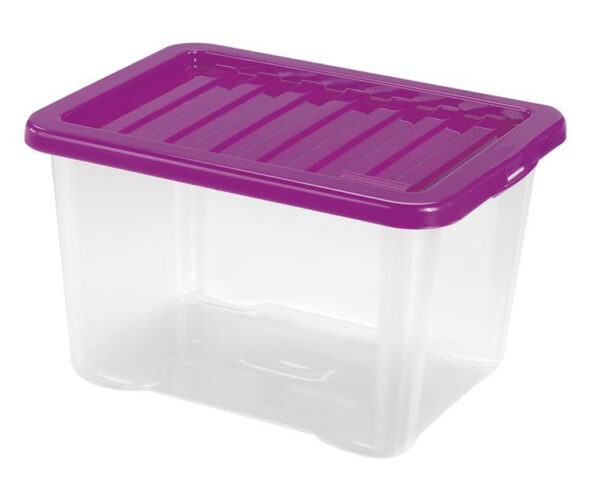 Plastový úložný box s vekom Heidrun Quasar 28l