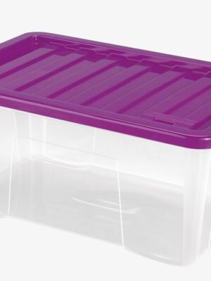 Plastový úložný box s vekom Heidrun Quasar 50 l