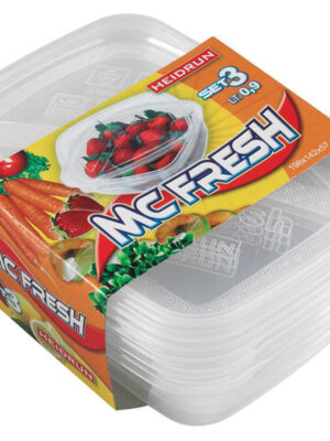 Plastová dóza HEIDRUN McFresh 3ks 0