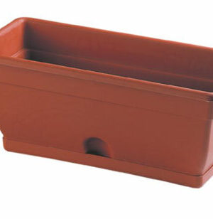 Plastový kvetináč s podmiskou HEIDRUN Bell 40x20x17cm