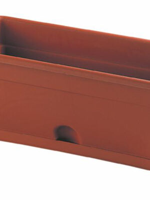 Plastový kvetináč s podmiskou HEIDRUN Bell 40x20x17cm