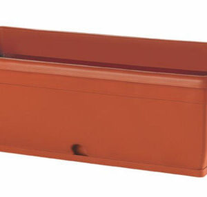 Plastový kvetináč s podmiskou HEIDRUN 10x40x36cm