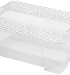 Plastový úložný box s vekom HEIDRUN TexBox 10l