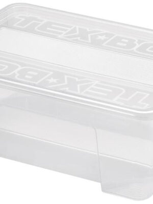 Plastový úložný box s vekom HEIDRUN TexBox 10l
