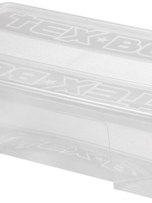 Plastový úložný box s vekom HEIDRUN TexBox 28l