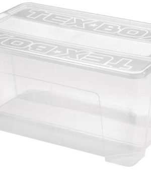 Plastový úložný box s vekom HEIDRUN TexBox 48l
