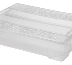 Plastový úložný box s vekom HEIDRUN TexBox 60l