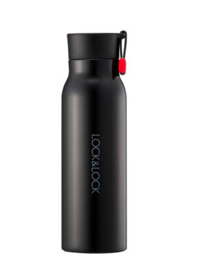 LOCKNLOCK Nerezová termoska LOCK Name 500ml čierna