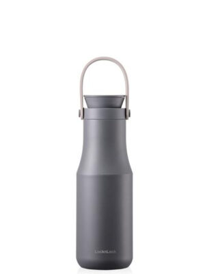 LOCKNLOCK Nerezová termoska s uchom LOCK Metro 470 ml šedá