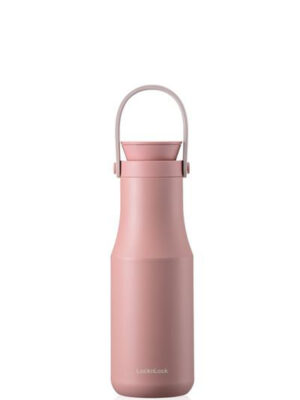 LOCKNLOCK Nerezová termoska s uchom LOCK Metro 470 ml ružová