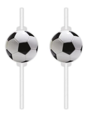 PROCOS Papierové slamky 4ks futbal