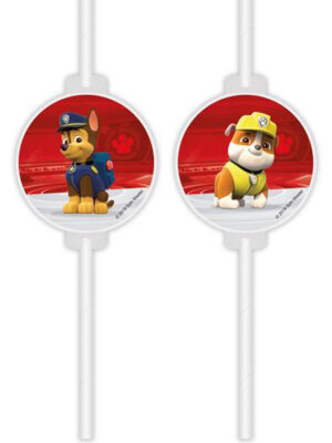 PROCOS Papierové slamky 4ks Paw Patrol