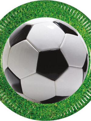 PROCOS Papierový tanier 23cm fotbal 8ks