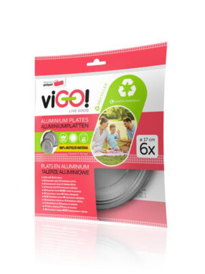 VIGO ALU tanier VIGO! 6ks 17cm
