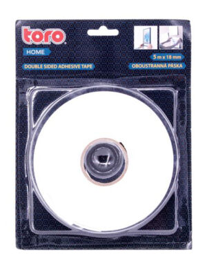 Obojstranná lepiaca páska TORO 5m x 18mm