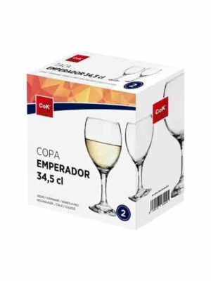 Cegeco Pohár na víno CoK Emperador 345ml 2ks