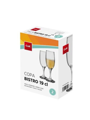 Cegeco Pohár na šampanské CoK Bistro 190ml 2ks