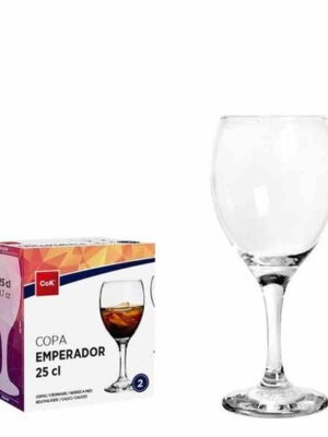 Cegeco Pohár na víno CoK Emperador 250ml 2ks