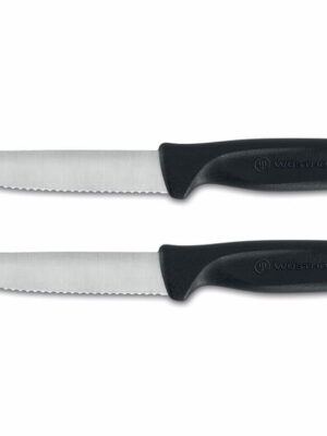 Nože na pizzu a steak WÜSTHOF sada 2ks čierne