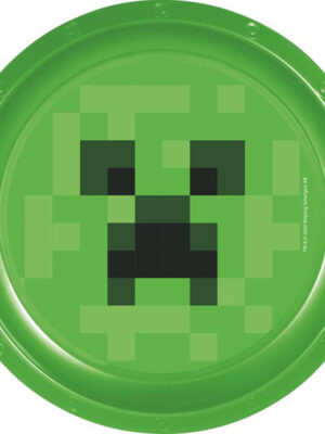 STOR Plastový tanier MINECRAFT 22cm