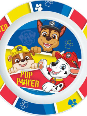 STOR Plastový tanier Paw Patrol 22cm modrý