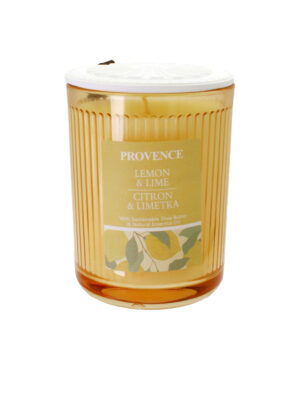 Vonná sviečka v skle PROVENCE 30 hodín citron a limetka