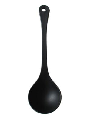 TORO Plastová naberačka KITCHISIMO Nero 30cm