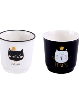 Keramický hrnček TORO 90ml 6ks mačička