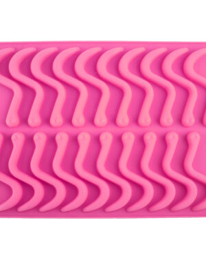 Silikónová forma na želatínové dážďovky TORO s pipetou