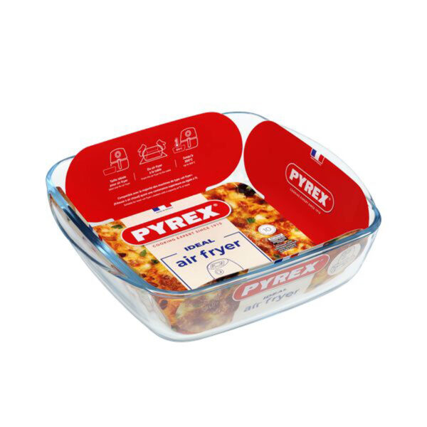 ŠTVORCOVÝ PLECH NA PEČENIE. PYREX 2