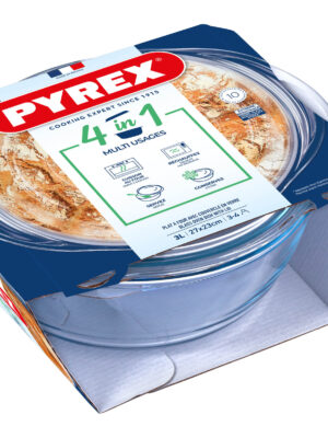 ZAPEKACIA MISA OKRÚHLA S VEKOM PYREX 3L SKLO