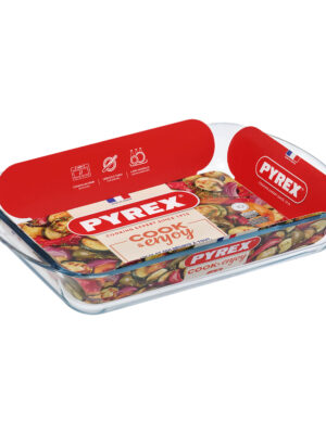 SKLENENÁ NÁDOBA NA PEČENIE PYREX 2