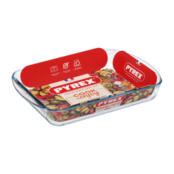 SKLENENÁ NÁDOBA NA PEČENIE PYREX 2