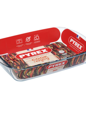 SKLENENÁ NÁDOBA NA PEČENIE PYREX 3