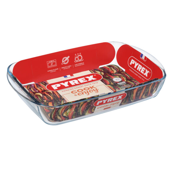 SKLENENÁ NÁDOBA NA PEČENIE PYREX 3