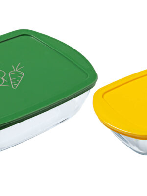 Pyrex SADA OBDĹŽNIKOVÝCH PYREXOVÝCH DŽBÁNOV 2KS