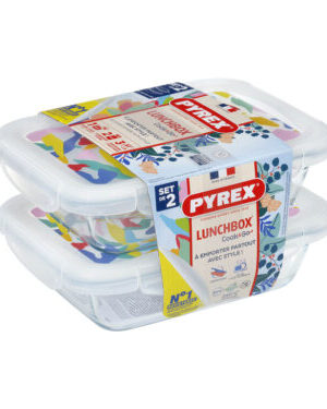 SADA OBDĹŽNIKOVÝCH DŽBÁNOV PYREX 2X0