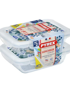 SADA OBDĹŽNIKOVÝCH DŽBÁNOV PYREX 2X0