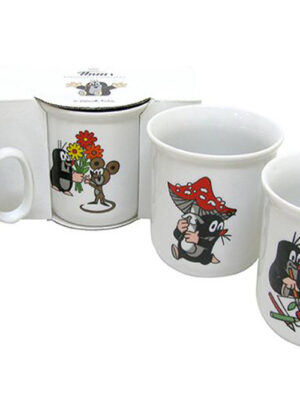 Porcelánový hrnček THUN 160ml krtko MIX motívov