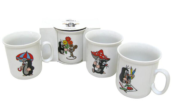 Porcelánový hrnček THUN 160ml krtko MIX motívov