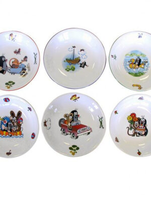 Porcelánový hlboký tanier THUN 20cm krtko MIX motívov